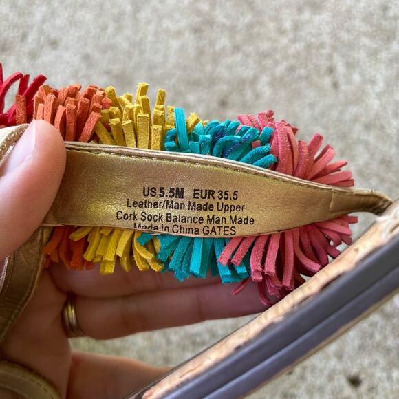 Sam Edelman Gates Pom Pom Sandals Size 5.5 - Picture 4 of 4